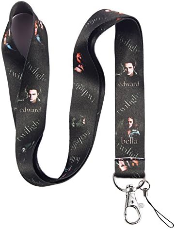 Black &amp; Colorful Rainbow Keychain Key Chain Lanyard Straps with Mini Silver Steel Spring Clips (MCL-103)