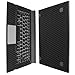 Skinomi Black Carbon Fiber Full Body Skin Compatible with Lenovo Miix 2 11.6 (Keyboard)(Full Coverage) TechSkin Anti-Bubble Film