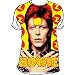 David Bowie Ziggy Big Print Subway T-Shirt, Size: Small