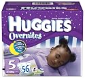 Huggies Overnites Diapers, Size 5, Big Pack, 56-Count Box