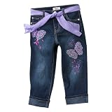 Girls' Circo® Denim Capri - Blue Medium Stonewash