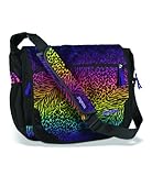 IMAGE OF JanSport Printed Elefunk Messenger Bag (Black Animal Frenzy)