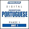 Port (Euro) Phase 1, Unit 01: Learn to Speak and Understand Portuguese (European) with Pimsleur Language Programs