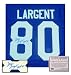 Steve Largent Seattle Seahawks NFL Hand Signed Authentic Style Blue Jersey