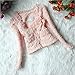 DFXIU 2pcs Kids Baby Girls Cardigan Clothes Pink Dress Outfit 4-5 Years Old