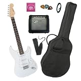 Produkt-Bild: MSA ST 5 W Set E GW15 Gitarrenverst&auml;rker (15 Watt) inkl. Tasche/Band/Ersatzsaiten/Klinkenkabel/Tremoloarm/ vercromte Hardware/22 Neusilberb&uuml;nde wei&szlig;