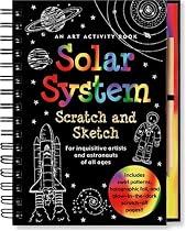 Solar System Scratch and Sketch: An Activity Book For Inquisitive Artists and Astronauts of All Ages (Activity Book Series)