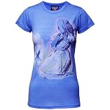 Alice in Wonderland Alice and White Rabbit Juniors Girly T-Shirt by Junk Food