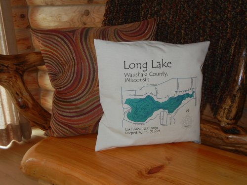 Lake Pillow - Lake Gifts - Lake House Decor