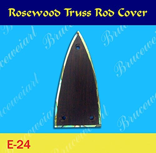 Bruce Wei Rosewood Truss Rod Cover With Abalone Inlay (E-24)