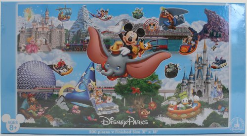 Image of Disney Parks Panoramic 500 Piece Puzzle - Disney Exclusive & Limited Availability