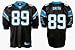 Steve Smith Carolina Panthers #89 Authentic Reebok NFL Football Jersey (Black)