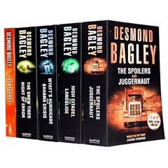 Desmond Bagley 5 Books Collection Set Pack (The Spoilers and Juggernaut, High Citadel and Landslide, Wyatt's Hurricane and Bahama Crisis, The Snow Tiger and Night of Error, The Spoilers)