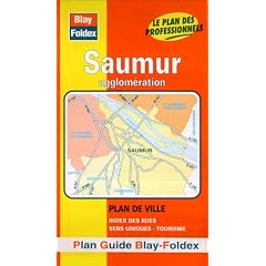 Plan de ville : Saumur (avec un index)