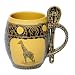 Giraffe Mug with Spoon in Coral