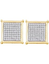 0.50CTW DIAMOND MICRO PAVE EARRING