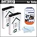 2 Pack Battery Kit Bundle For Sony Cyber-shot DSCRX100, DSC-RX100, DSC-RX100M II, DSC-RX1, DSC-HX300, DSC-WX300, DSC-HX50V, DSC-HX50V/B Digital Camera, HDR-AS10, HDR-AS15 HD Action Camcorder Includes 2 Extended Replacement (1600Mah) NP-BX1 Batteries +More