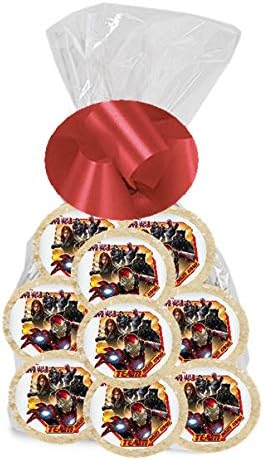 Marvel Cap. America Civil War 24Pack Freshly Baked Individually Wrapped Party Favor Sugar Cookies