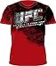 UFC Ultimate Fighting Championship Red Smudge Belt Red Adult T-shirt Tee