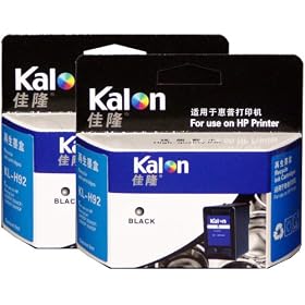 2 Pack HP 92 (C9362WN) Compatible Black Inkjet Cartridges