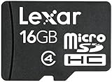 Lexar micro SDHC 16 GB Class 4 Flash Memory Card LSDMI16GASBNA