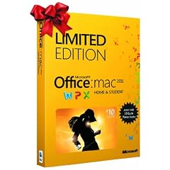 Office f�r Mac 2011 Home & Student Limited Edition (inkl. 10 EUR iTunes-Gutschein) - 3 Lizenzen