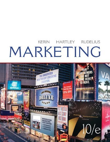 Textbook - By Roger Kerin, Steven Hartley, William Rudelius: Marketing Tenth (10th) Edition