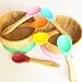 Avanchy Baby Toddler Bamboo Feeding Spoon. Fda Approved, Bpa Free Silicone. A Great Baby Gift Set! 2 Pack, 5.5