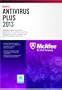 McAfee Antivirus Plus - 1 PC - 2013 (bilingual software)