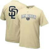 Nike San Diego Padres Gold Arched Date T-shirt