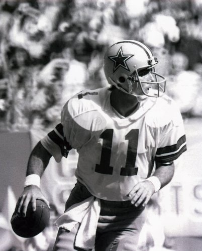DANNY WHITE DALLAS COWBOYS 8X10 SPORTS ACTION PHOTO (I-2)