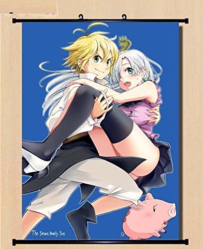 Home Decor Anime The Seven Deadly Sin Wall Scroll Poster Fabric Painting 23.6*31.5 inch 33