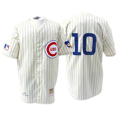 Chicago Cubs Authentic 1969 Ron Santo Home Jersey By Mitchell & Ness 40