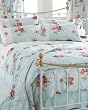 Stratford Duck Egg Blue Double Bed Size Duvet Cover Set