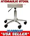 WHITE Hydraulic METAL BASE Stool Chair Body Art TATTOO Piercing