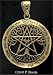 Bronze Cut Out Extra Large Tree Pentacle Pendant