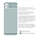 MediaDevil Back (Rear) Screen Protector for iPhone SE (2016) / 5S / 5, Dual-Tone Clear Edition - [2 x Back Protectors]