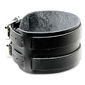 SilberDream Lederarmband schwarz Herren Leder Armband Echtleder LA2247S
