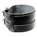 SilberDream Lederarmband schwarz Herren Leder Armband Echtleder LA2247S