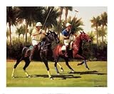 Polo by John Leone. Size 30.09 inches width by 23.93 inches height. High Quality Art Poster Print