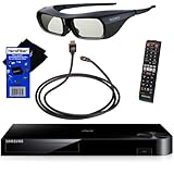 Samsung BD-F5900 3D Wi-Fi Blu-ray Disc Player with Remote Control + Sony TDG-BR250/B Rechargeable 3D Adult Glasses + High-Speed