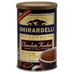 SAVE $5.7 - Ghirardelli Hot Chocolate Mix, Chocolate Hazelnut, 16-Ounce Cans (Pack of 4) $19.02