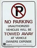 Plastic Parking Lot Sign
