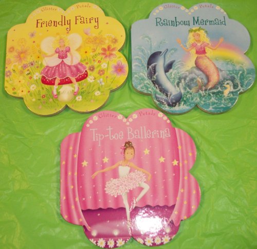 Ages 2 and up Set of Three Rainbow Mermaid,Friendly fairy,Tiptoe Ballerina