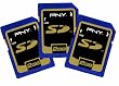 PNY P-SD2GBX3-MF 2 GB Secure Digital Card - 3 Pack