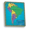 South America Framed Continent Puzzle 26pc