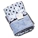 Bask Home Stroller/Crib Blanket - Diamond Blue
