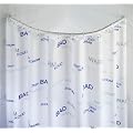 WENKO 19219100 Rundduschstange - Aluminium, 80 x 80 / 90 x 90 cm, wei�