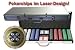 Profi Poker Set 500 Laser Chips 13,5g Plastikkarten ALU