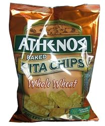 Athenos Pita Chips, Whole Wheat, 9-Ounces (Pack of 12)